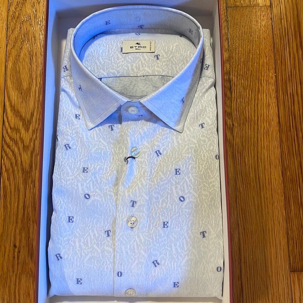 Etro men’s button down dress shirt